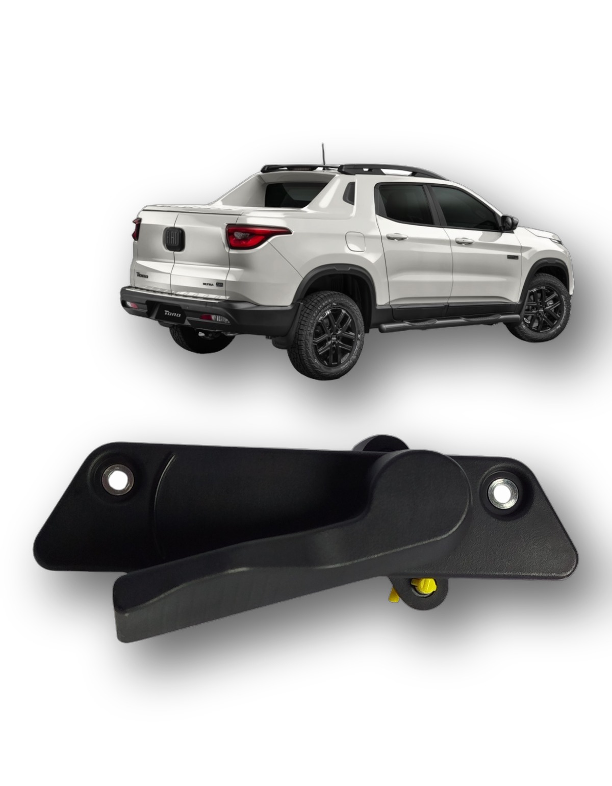 Maçaneta Interna Abertura Tampa Traseira Fiat Toro 2016 2026