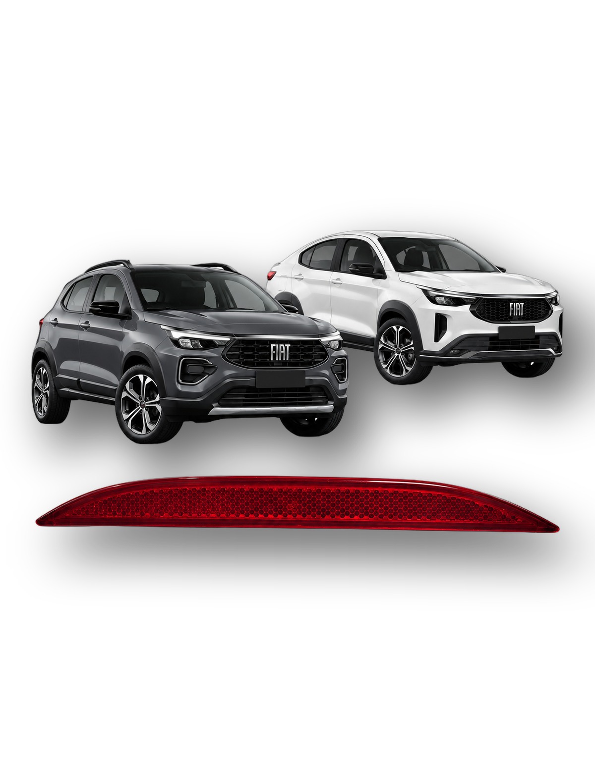 Refletor Olho De Gato Traseiro Esquerdo Original Fiat Pulse