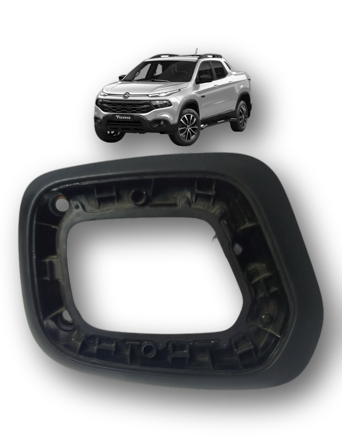 Puxador Porta Dianteira Esquerda Fiat Toro Original 